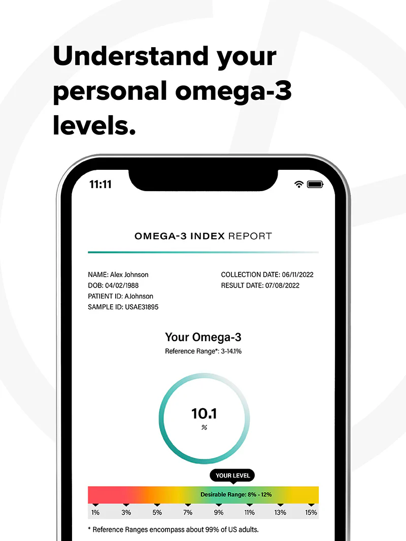 At-Home DHA/EPA Omega-3 Index Blood Test Kit - Image 3