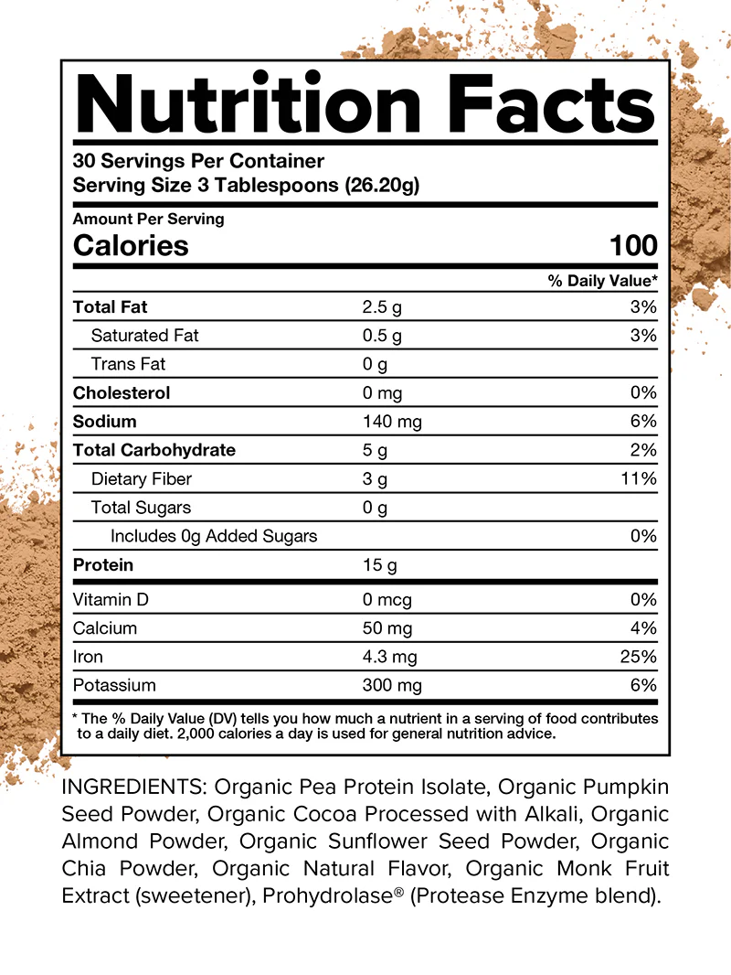 COMPLEMENT® Organic Plant-Based Protein  -  Chocolate - Image 8